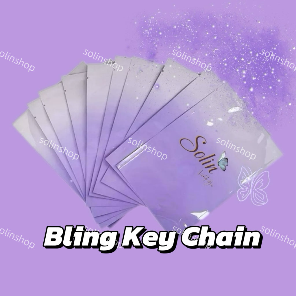 Live Product- Bling Key Chain Bag