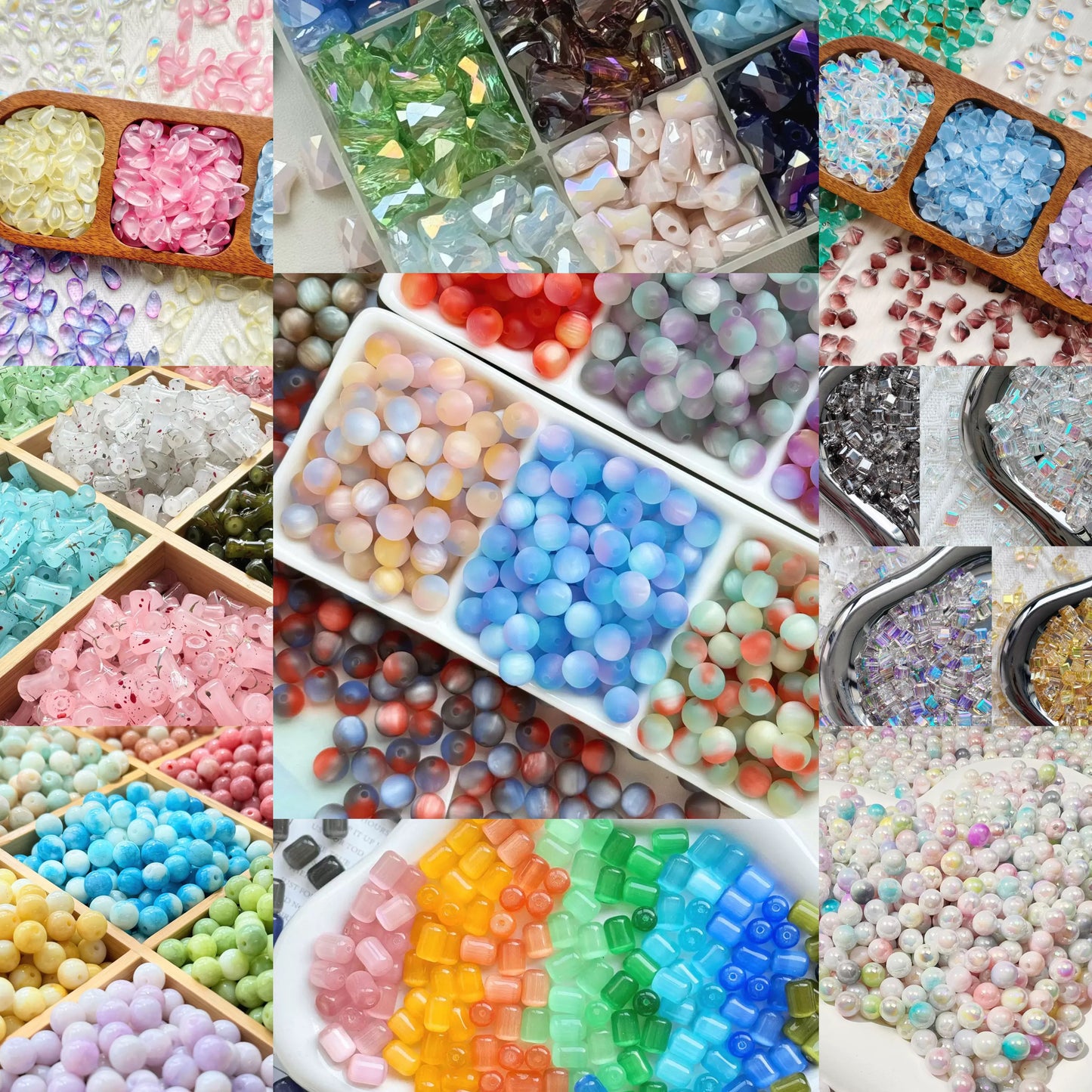 【Every Bag with Charm FREE】Live Product- Glass Beads Bag