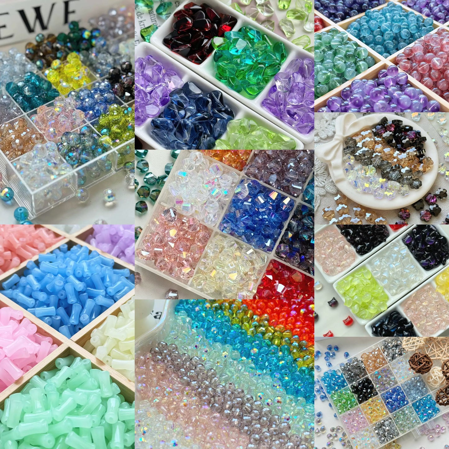 【Every Bag with Charm FREE】Live Product- Glass Beads Bag