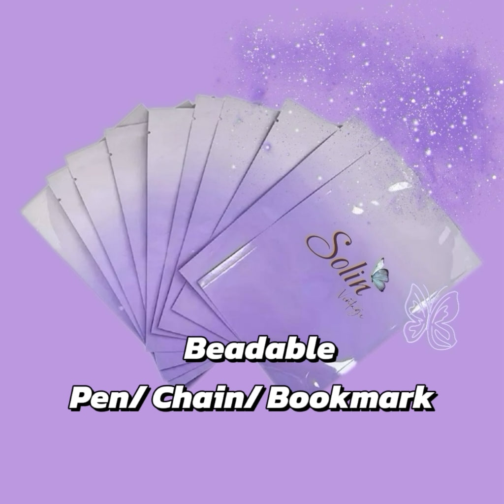 【Lucky Draw & Freebie】Live Product- Beadable Pen/Chain/Bookmark Bag