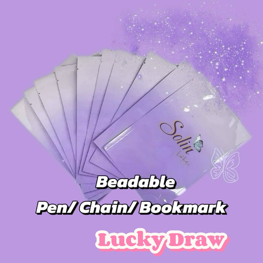 【Lucky Draw & Freebie】Live Product- Beadable Pen/Chain/Bookmark Bag